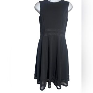 Calvin Klein dress size 4 stunning black sleeveless dress with mesh detail 🖤🖤‎